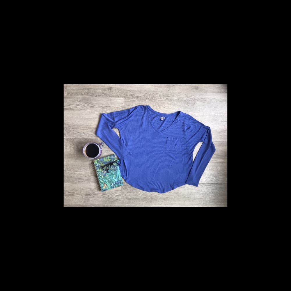 Blue Long Sleeve T
